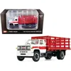 First Gear Gmc 6500 Stake Truck White & Red 1-64 Scale Diecast Model Car