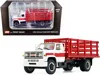 First Gear Gmc 6500 Stake Truck White & Red 1-64 Scale Diecast Model Car