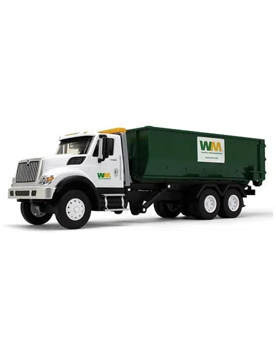 First Gear Inc. 1/24 Plastic International Workstar With Roll-off Container And Lights & Sounds - Ages 5-7 In Green