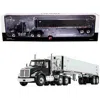 First Gear Kenworth T880 East Genesis End Dump Trailer 1 By 50 Scale Diecast Model Cab Black & Chrome