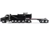 First Gear Kenworth T880 Quad-axle Dump Truck And Rogue Transfer Tandem-axle Dump Trailer Black 1/64 Diecast Mo