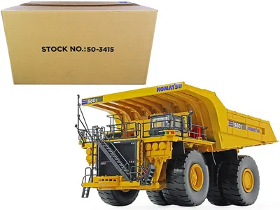 First Gear Komatsu 980e-at Dump Truck 1/50 Diecast Model By  In Yellow