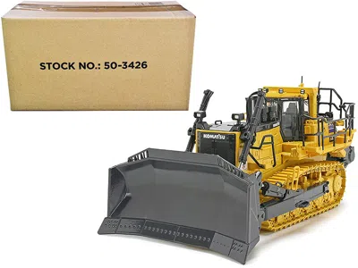 First Gear Komatsu D375a-8 Crawler Dozer With Ripper 1/50 Diecast Model By