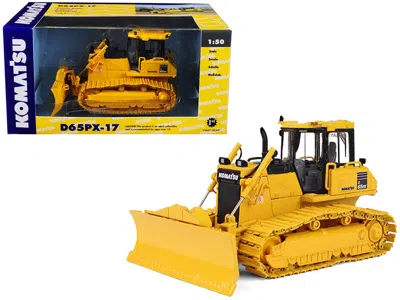 First Gear Komatsu D65px-17 Dozer With Hitch 1/50 Diecast Model By
