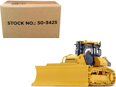 First Gear Komatsu D71pxi-24 Dozer With Drawbar 1/50 Diecast Model By