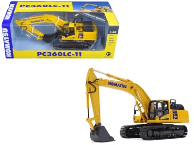 First Gear Komatsu Pc360lc-11 Excavator 1/50 Diecast Model By  In Yellow