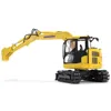 First Gear Komatsu Pc78us-11 1 By 50 Scale Diecast Model Excavator, Yellow