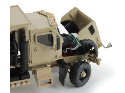 First Gear Mack Defense M917a3 Heavy Dump Truck Tan 1/50 Diecast Model By