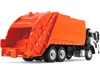 First Gear Mack Lr With Mcneilus Rear Load Refuse Body Orange & White 1-87 Scale Ho Diecast Model
