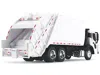First Gear Mack Lr With Mcneilus Rear Load Refuse Body White 1/87 (ho) Diecast Model By