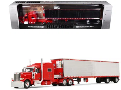 First Gear Peterbilt 589 With 78" Mid-roof Sleeper And 53' Utility Trailer With Reefer "blackjack Express Llc"  In Multi