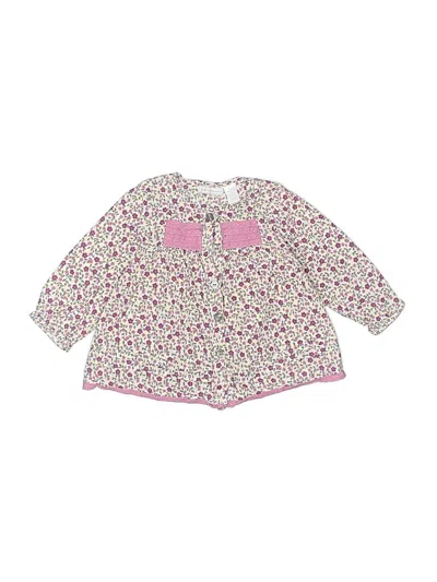 Pre-owned First Impressions Kids' 3/4 Sleeve Blouse In Pink