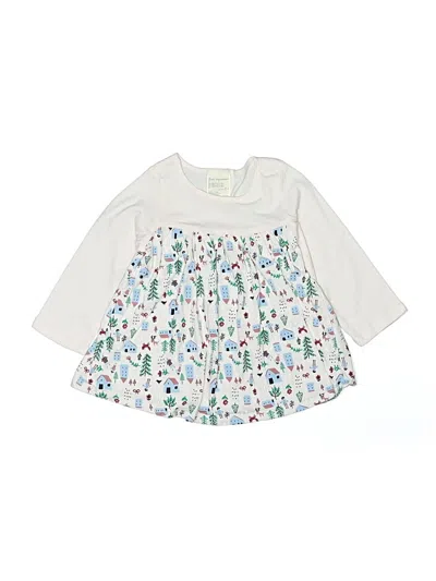 Pre-owned First Impressions Kids' 3/4 Sleeve Blouse In White