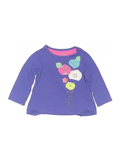 Pre-owned First Impressions Babies' 3/4 Sleeve T-shirt In Purple