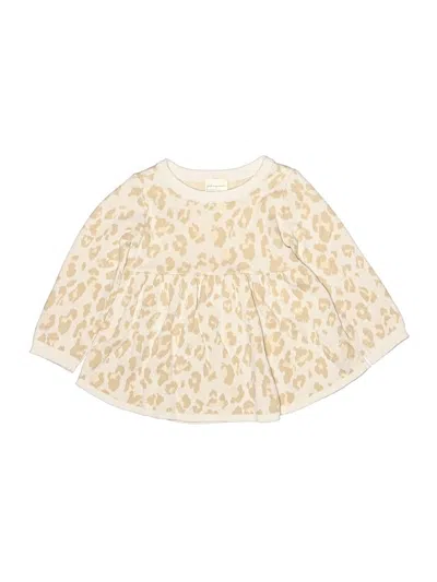 Pre-owned First Impressions Kids' 3/4 Sleeve T-shirt In Ivory