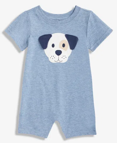 First Impressions Baby Boys (0-24) Dog Graphic Sunsuit, Macy's Exclusive In Blue