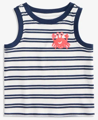 First Impressions Baby Boys' (0-24) Mix & Match Crab Tank Top, Macy's Exclusive In White
