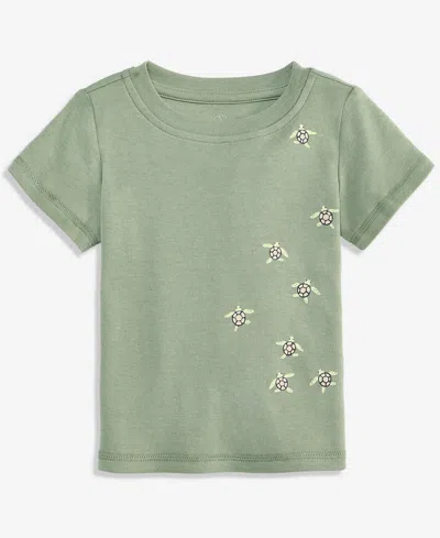 First Impressions Baby Boys' (0-24) Mix & Match Turtle T-shirt, Macy's Exclusive In Green