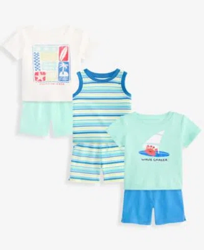 First Impressions Baby Boys 3m 24m Mix Match Tops Shorts Macys Exclusive In Multi