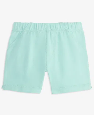 First Impressions Baby Boys' 3m-24m Mix And Match Solid French Terry Shorts, Macy's Exclusive In Green