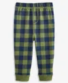 First Impressions Baby Boys Buffalo French Terry Jogger Pants, Exclusively At Macy's In Green
