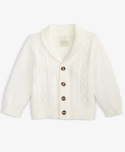 First Impressions Baby Boys Cable Cardigan Sweater, Macy's Exclusive In White