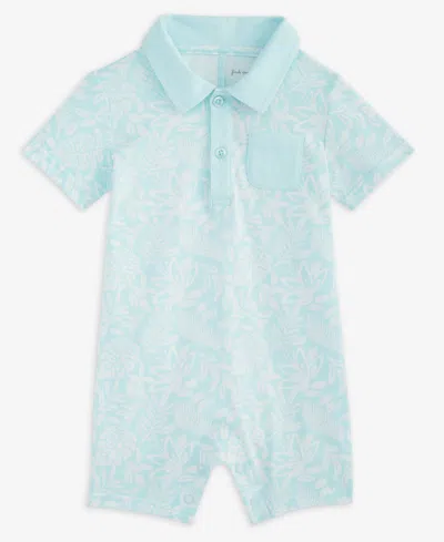 First Impressions Baby Boys Collared Printed Sunsuit, Exclusively At Macy's