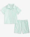First Impressions Baby Boys Cotton Striped Shirt & Shorts, 2 Piece Set, Exclusively At Macy's