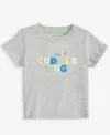 First Impressions Baby Boys Cuddle Bug Graphic T-shirt, Exclusively At Macy's In Slate Hthr