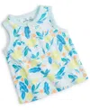 FIRST IMPRESSIONS BABY BOYS ELEGANT TROPICAL FLORAL-PRINT HENLEY TANK TOP, CREATED FOR MACY'S