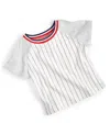 FIRST IMPRESSIONS BABY BOYS GAME STRIPE T-SHIRT, CREATED FOR MACY'S