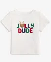 First Impressions Baby Boys Jolly Dude Short-sleeve T-shirt, Macy's Exclusive In White