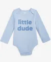 First Impressions Baby Boys Little Dude Long-sleeve Bodysuit, Macy's Exclusive