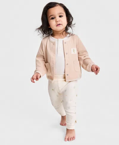 First Impressions Baby Boys' Little Explorer Three-piece Set, Macy's Exclusive In Multi