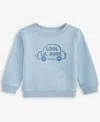 First Impressions Baby Boys Long-sleeve Cool Lil Dude Fleece Sweatshirt, Macy's Exclusive