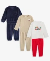 First Impressions Baby Boys Long Sleeve T Shirts Jogger Pants Macys Exclusive In Multi