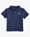 First Impressions Baby Boys Mini Car Polo Shirt, Macy's Exclusive In Blue