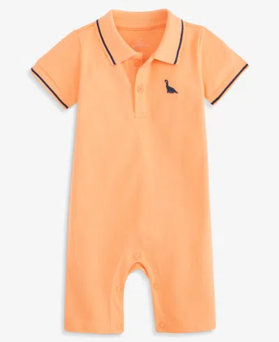 First Impressions Baby Boys' Mini Dino Romper, Macy's Exclusive In Pink