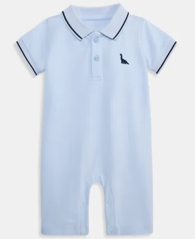 First Impressions Baby Boys' Mini Dino Sunsuit, Macy's Exclusive In Blue