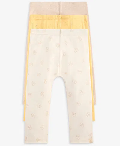 First Impressions Baby Boys' Or Baby Girl 3-pack Cotton Pants, Macy's Exclusive In Multi