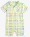 First Impressions Baby Boys Park Plaid Sunsuit, Exclusively At Macy's In Multi