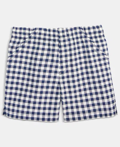 First Impressions Baby Boys' Picnic Plaid Shorts, Macy's Exclusive In Blue