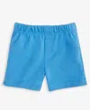 First Impressions Baby Boys Solid Shorts, Exclusively At Macy's In Blue Bay