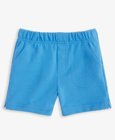First Impressions Baby Boys Solid Shorts, Exclusively At Macy's In Blue Bay