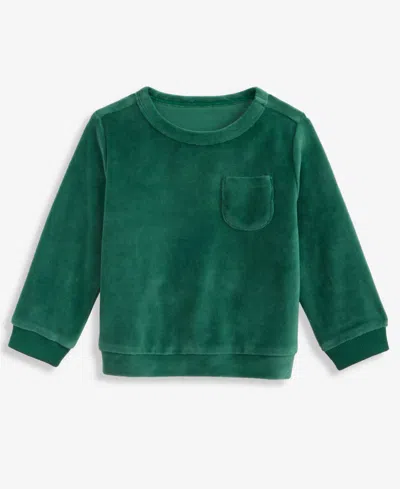 First Impressions Baby Boys Solid Velour Top, Macy's Exclusive In Green