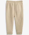 First Impressions Baby Boys Solid Waffle Jogger Pants, Exclusively At Macy's In Brown