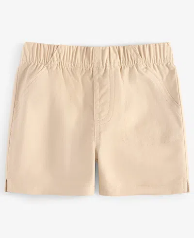 First Impressions Baby Boys Stretch Twill Shorts, Exclusively At Macy's In Hummus