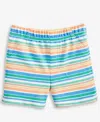 First Impressions Baby Boys Striped French Terry Shorts, Exclusively At Macy's