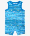 First Impressions Baby Boys Swimming Fish Printed Sunsuit, Exclusively At Macy's