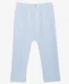 First Impressions Baby Brushed Rib Pants, Macy's Exclusive In Blue
